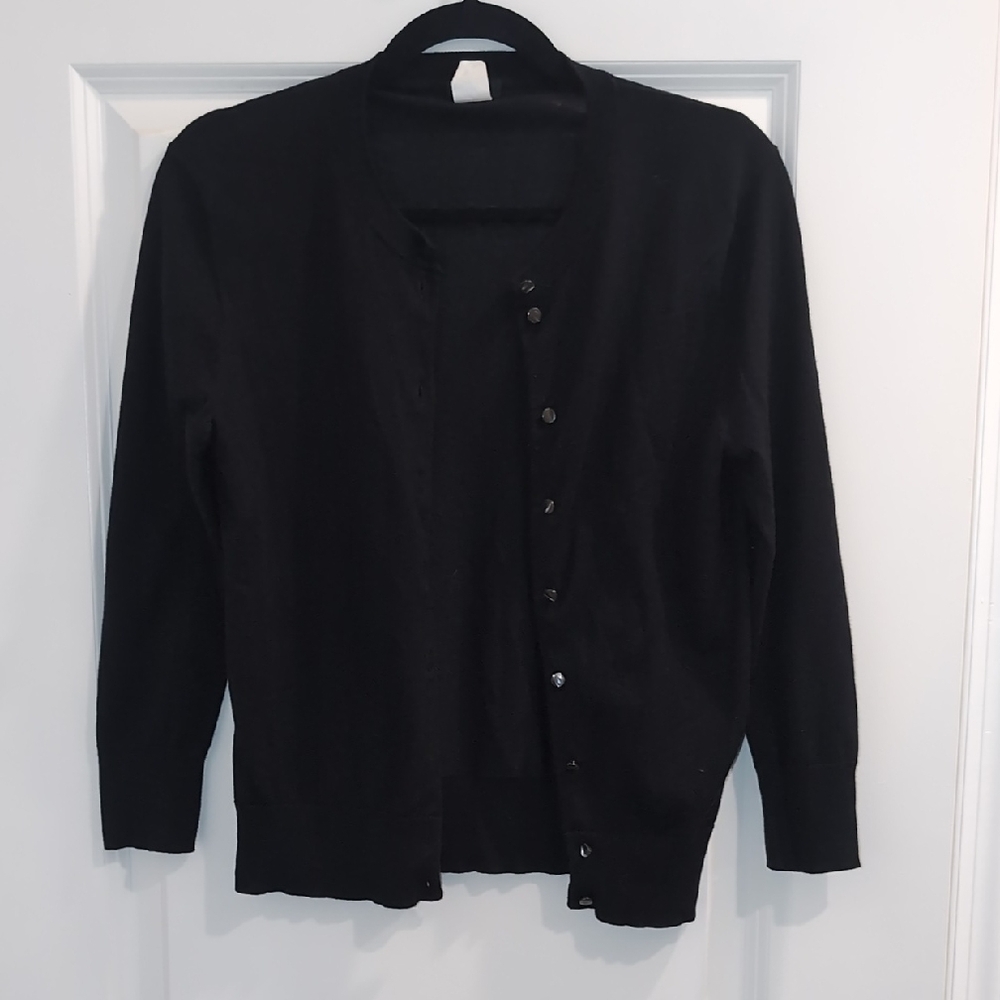 J. Crew Classic Black Sweater